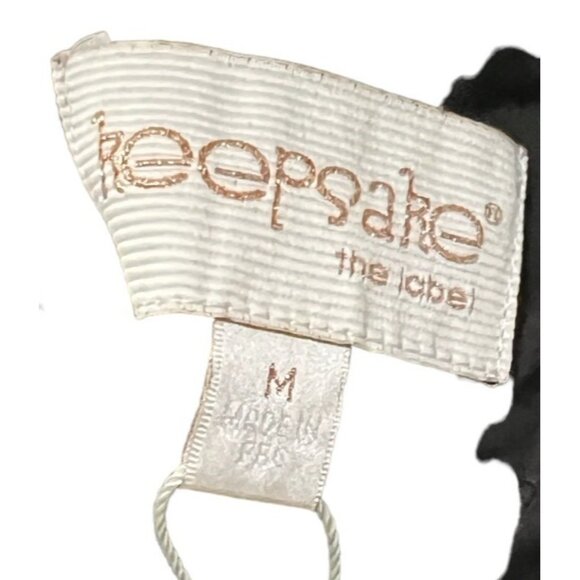 Keepsake The Label NWOT Black Halter Mini A Line Dress Sz Medium Womens Black Co - Picture 4 of 11